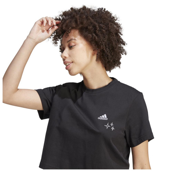 Adidas Γυναικεία κοντομάνικη μπλούζα W BLUV Q3 Crop